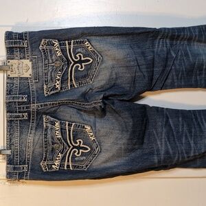 Rock Revival Dustin Bootcut Jeans mens 38x30